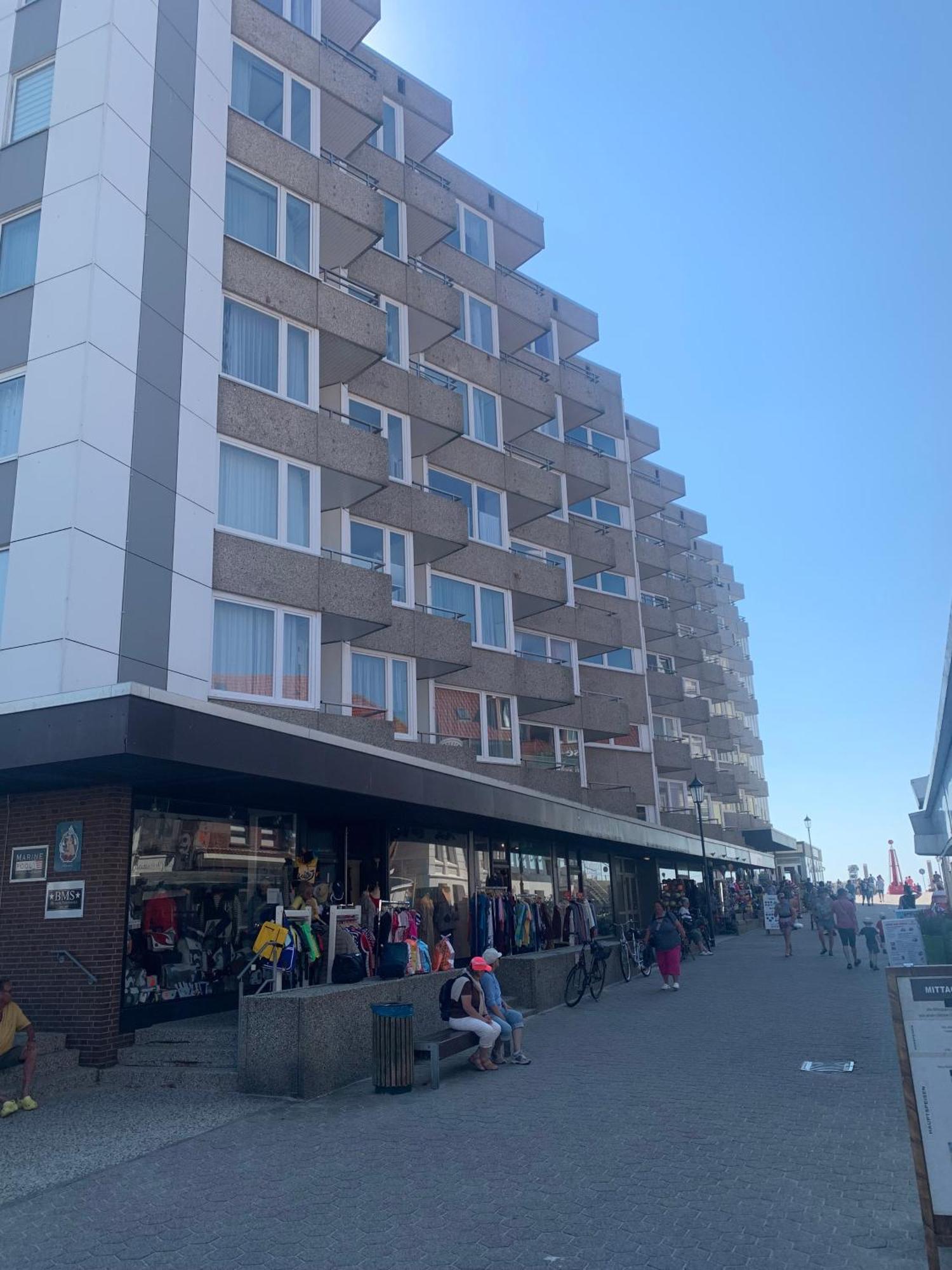 Strandkoje Im Haus Seeblick Bismarckstrasse ボルクム エクステリア 写真