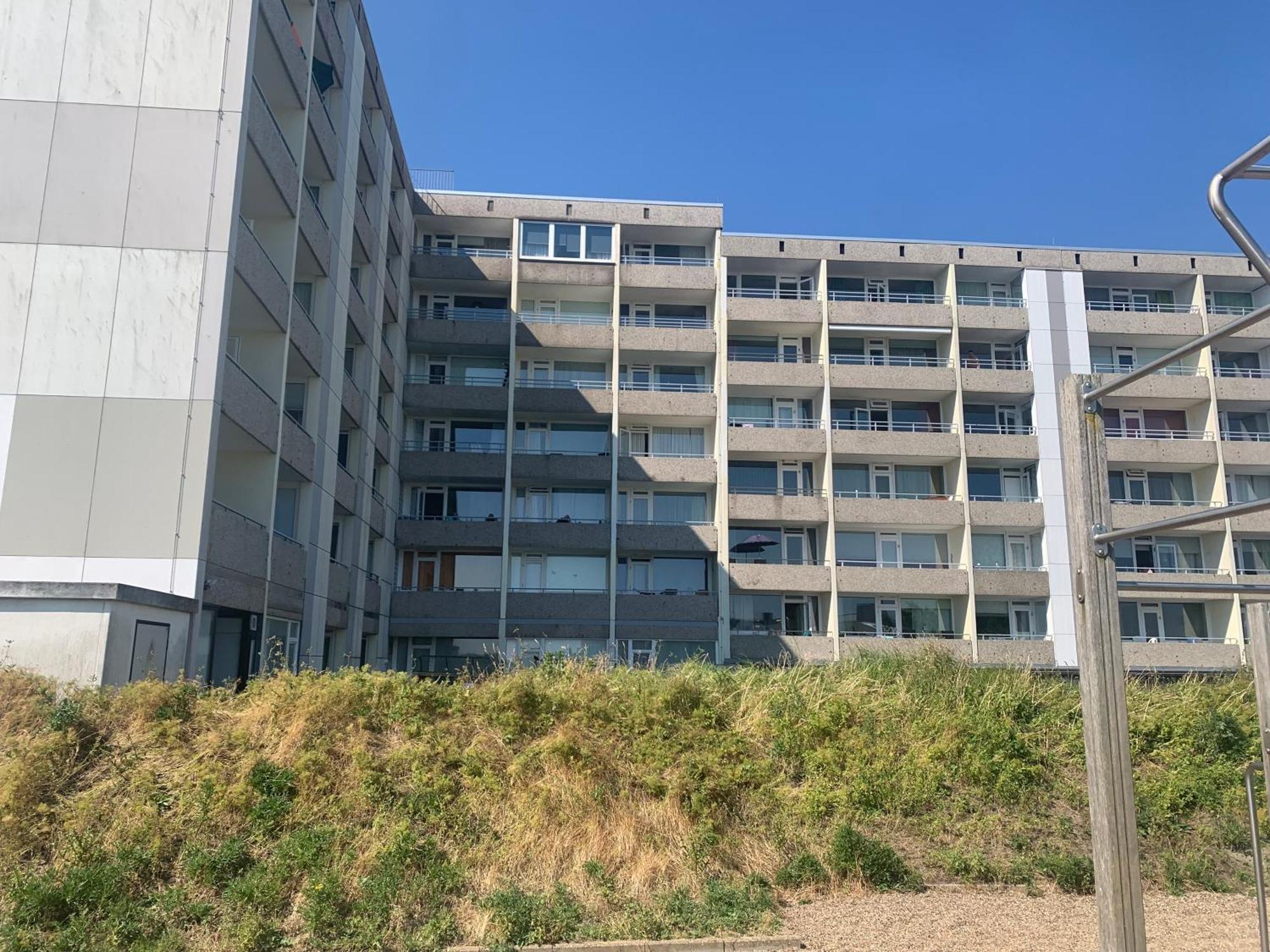 Strandkoje Im Haus Seeblick Bismarckstrasse ボルクム エクステリア 写真